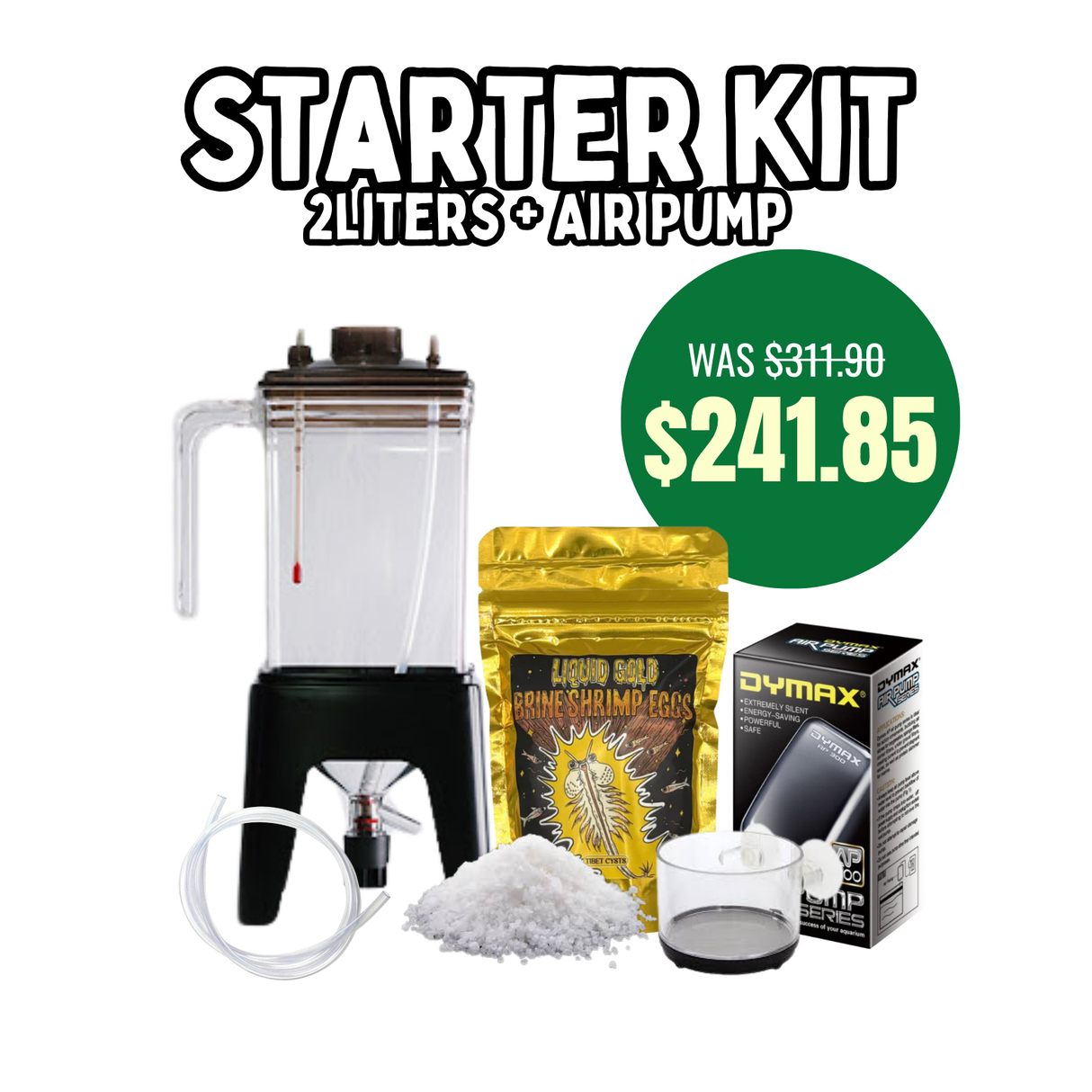 All-in-One Brine Shrimp Starter Pack (2L)