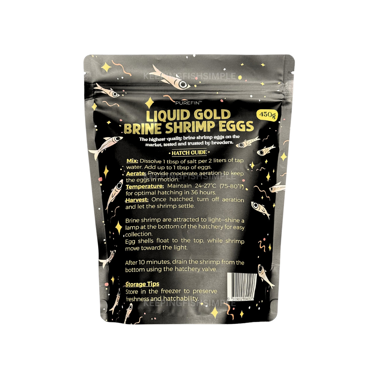PureFin Liquid Gold Brine Shrimp Eggs - Tibet Cysts