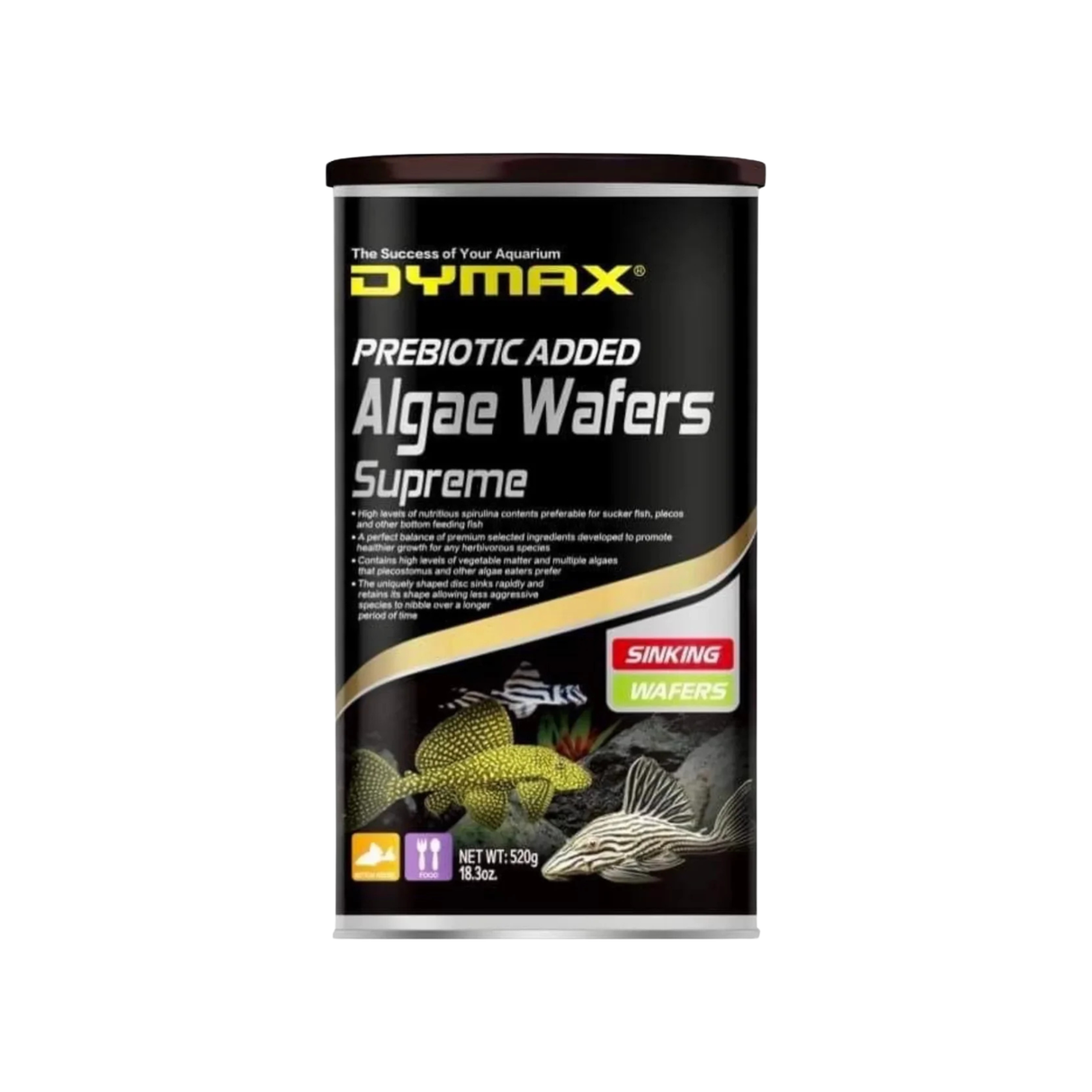Dymax Algae Wafers Supreme – Sinking Wafers