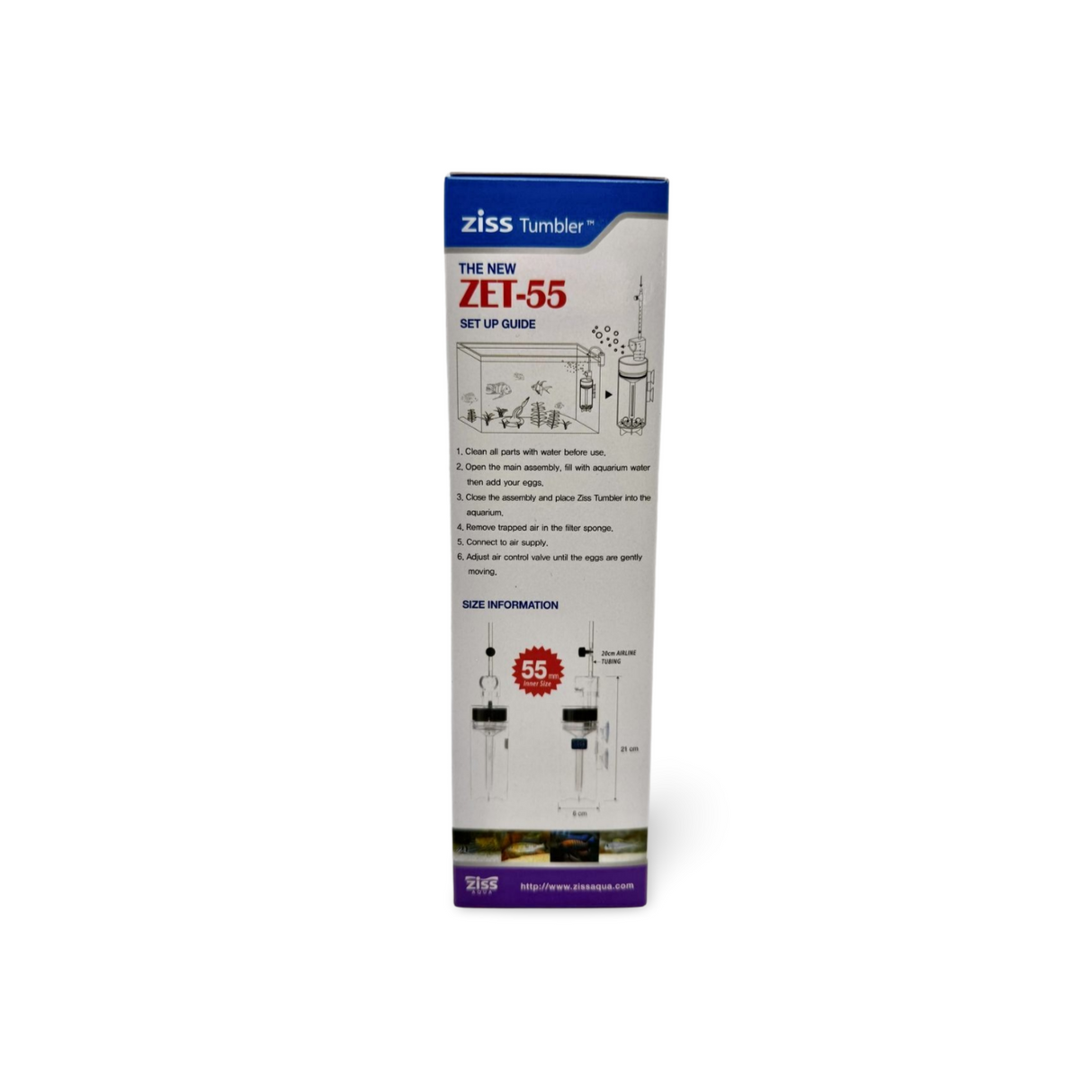 Ziss Aqua - Egg Tumbler (ZET-55)