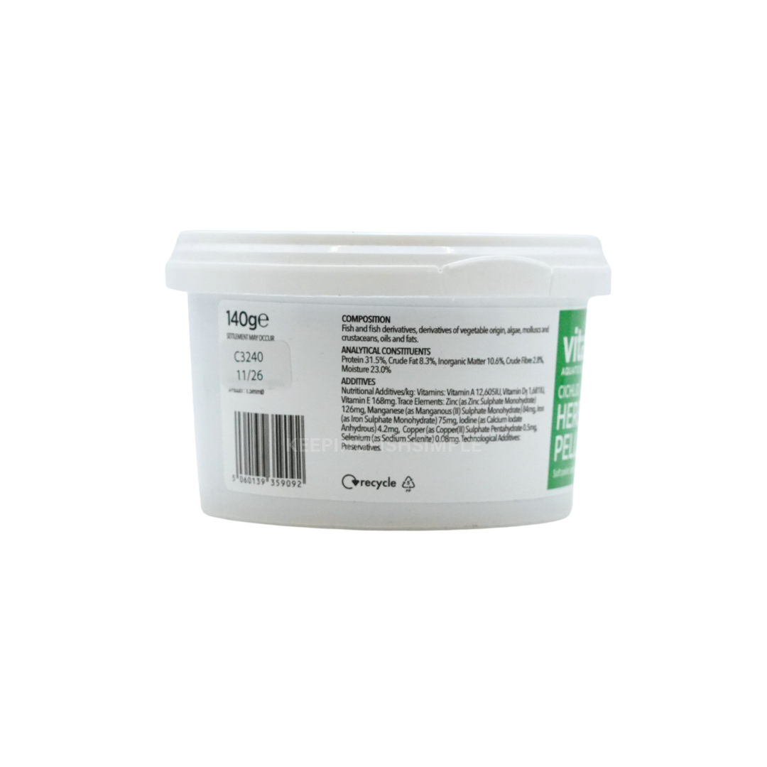 Vitalis Cichlid Herbivore Pellet (1.5mm)