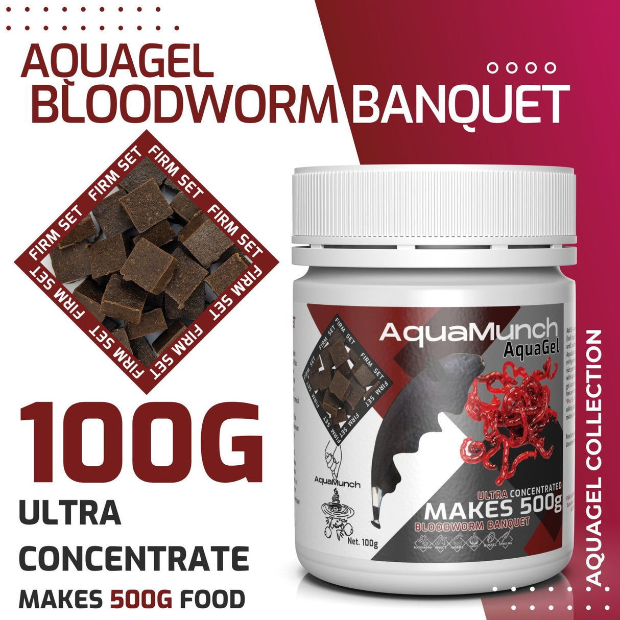 AquaMunch Bloodworm Banquet | AquaGel