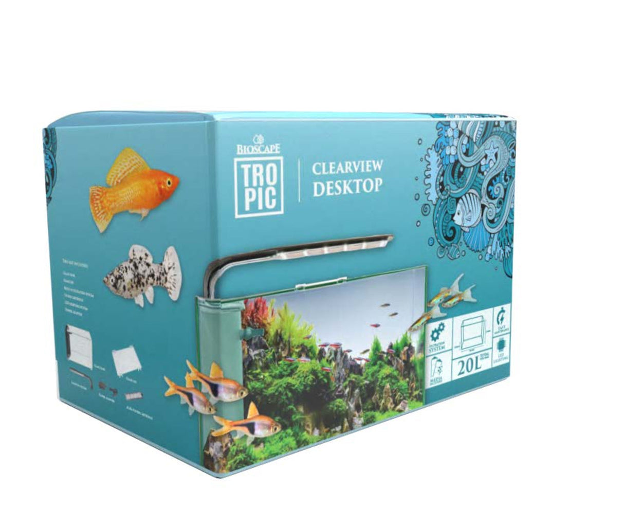 Bioscape Tropic Clearview Desktop Aquarium (In-Store Only)