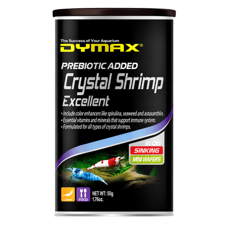Dymax Crystal Shrimp – Slow Sinking Mini Wafers