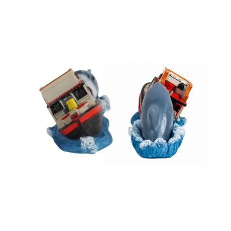 Jaws Boat Attack Ornament - Small