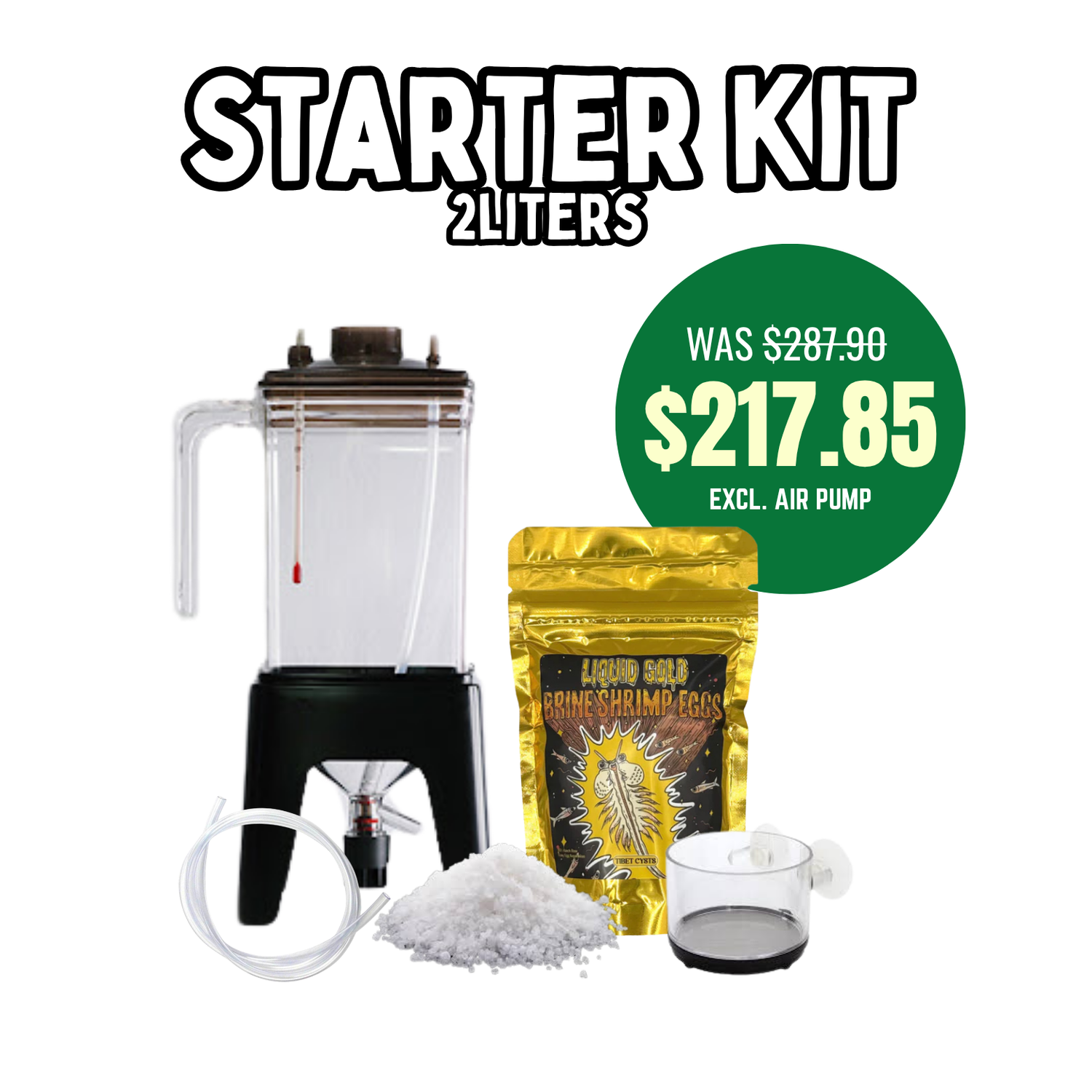 All-in-One Brine Shrimp Starter Pack (2L)