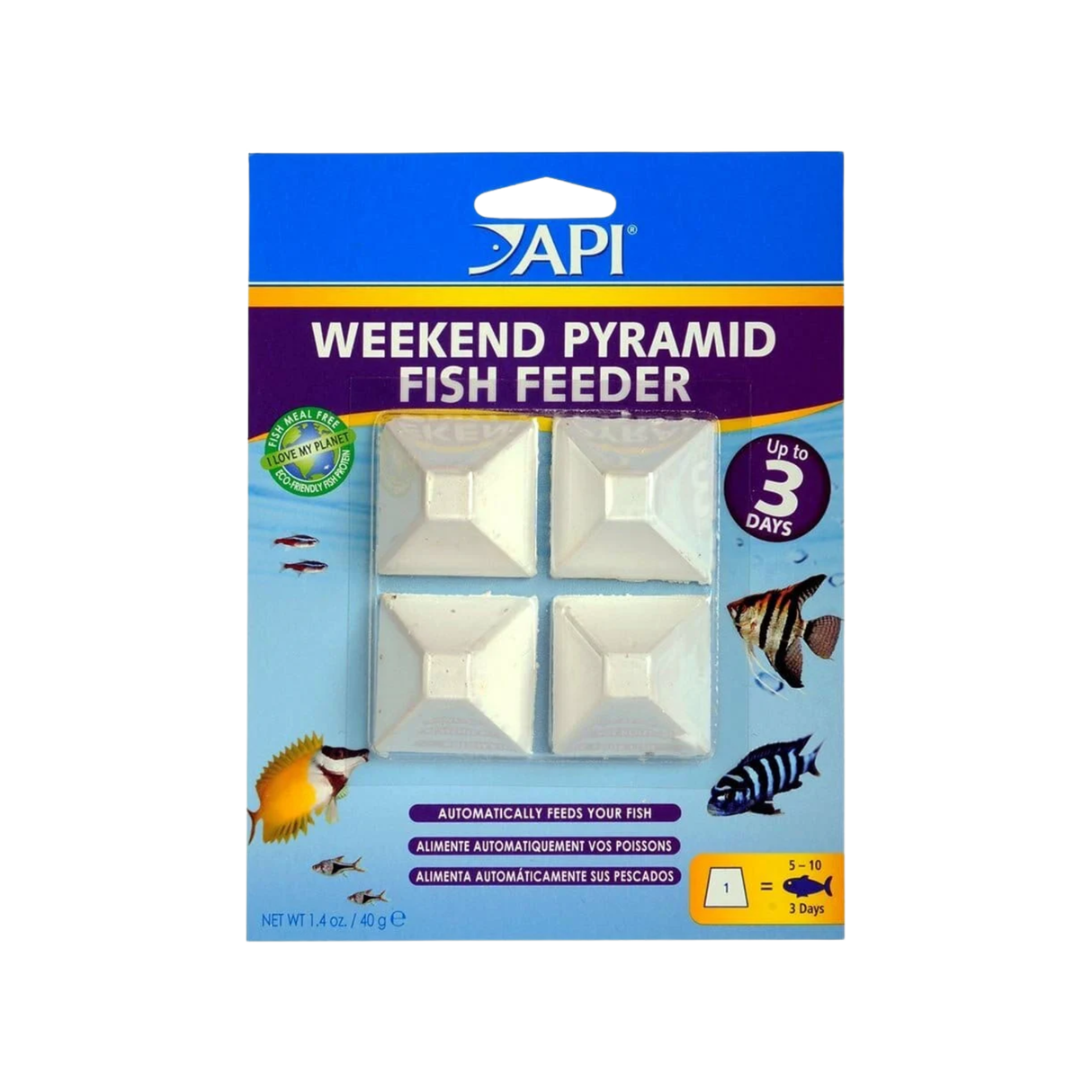 API Weekend Pyramid Fish Feeder