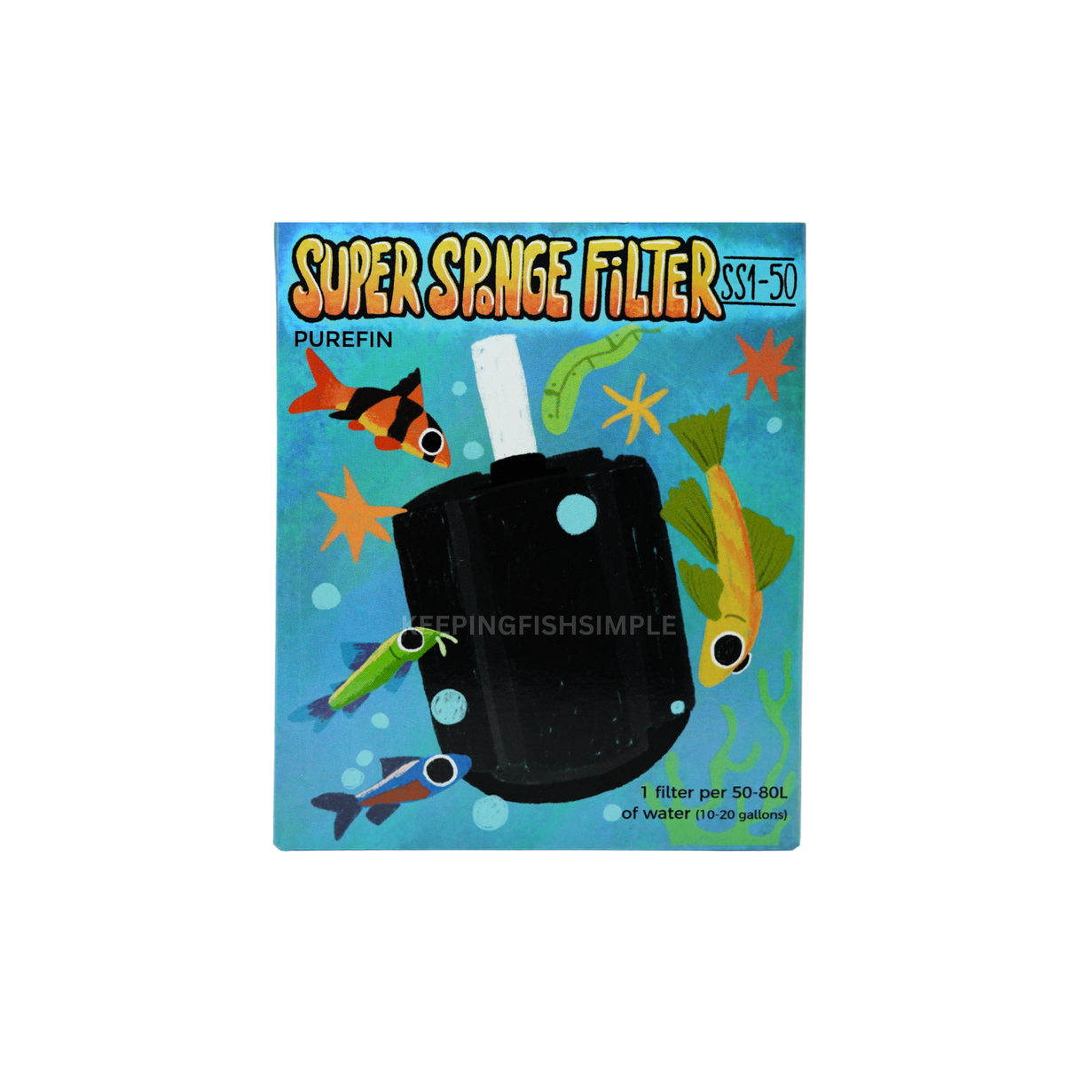 PureFin Super Sponge Filter - SS1-50