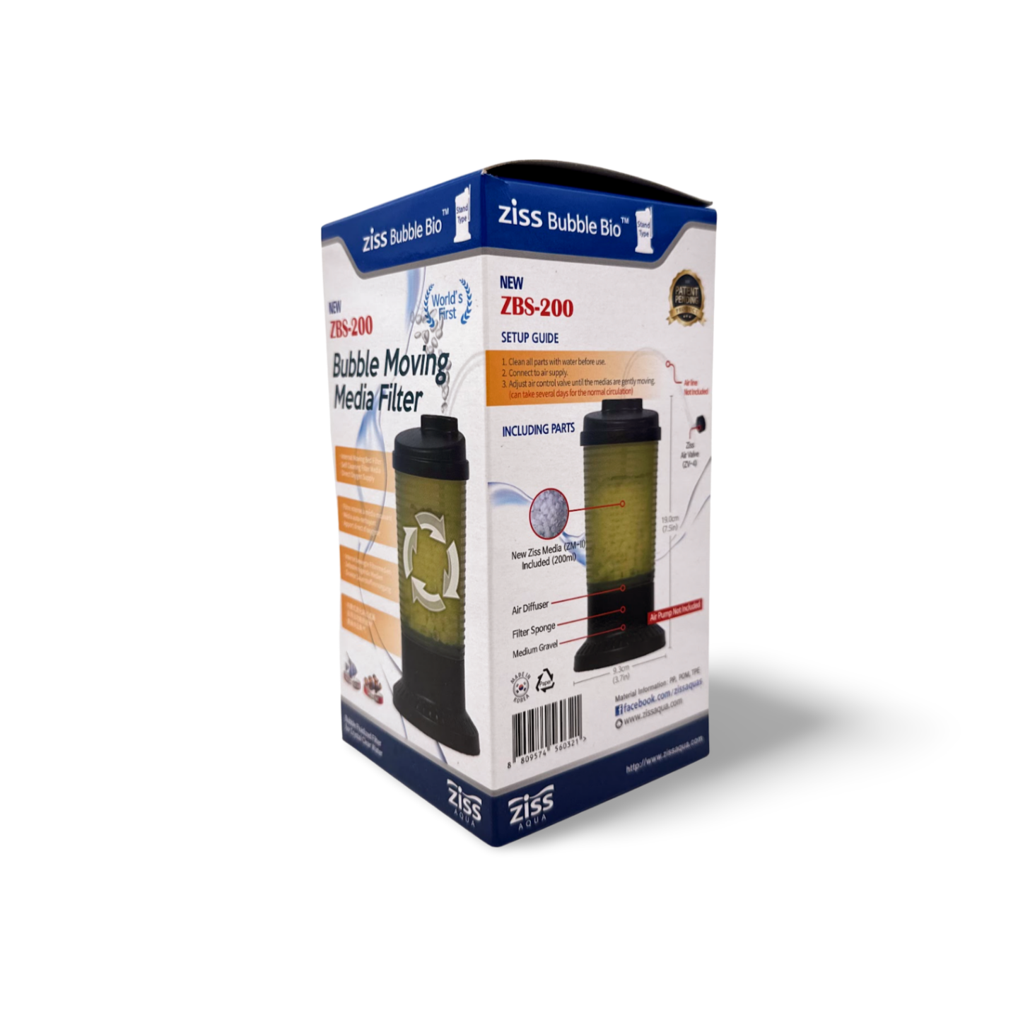 Ziss Aqua - Bubble Bio Filter (ZBS-200)