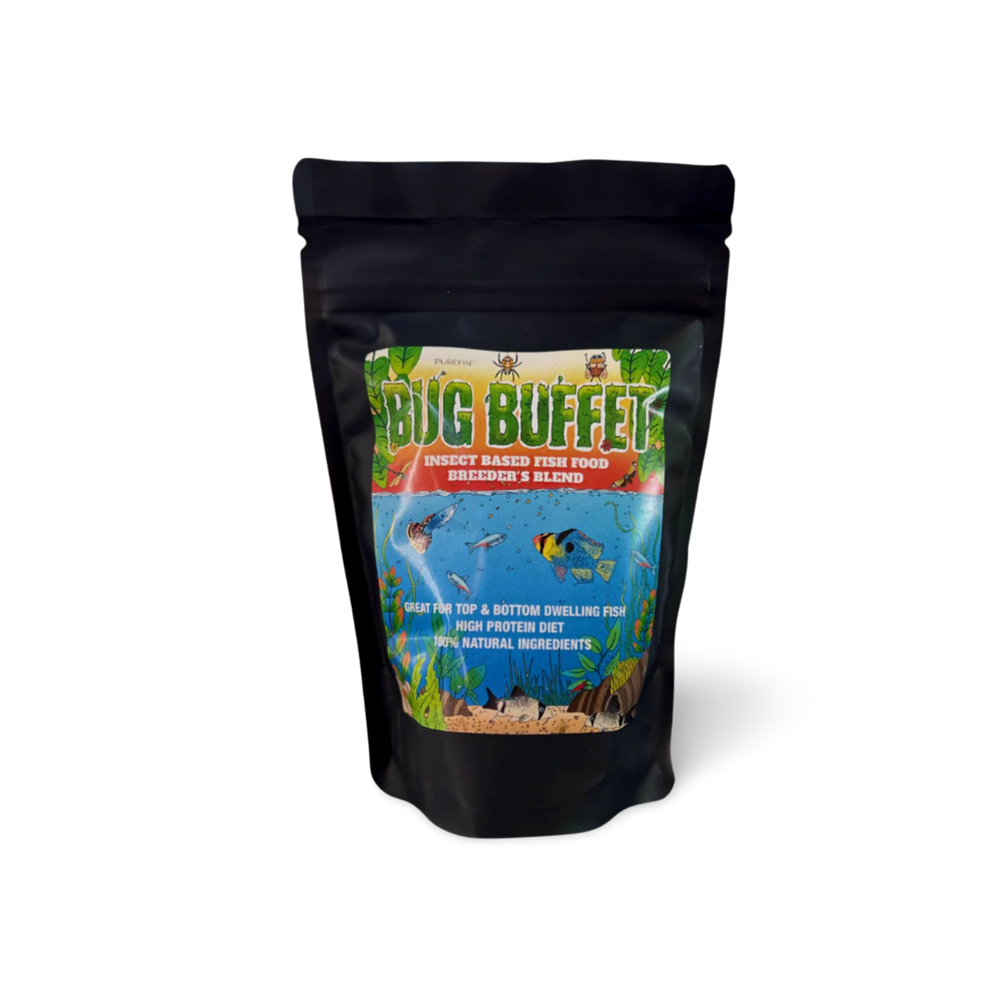 Bug Buffet nano fish food pellets by PureFin