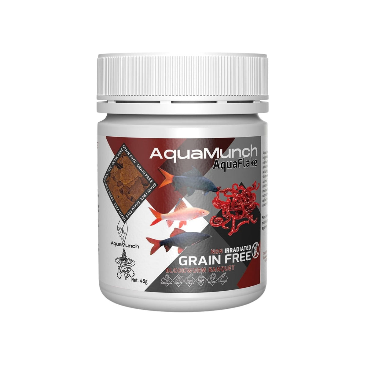 AquaMunch AquaFlake Bloodworm Banquet