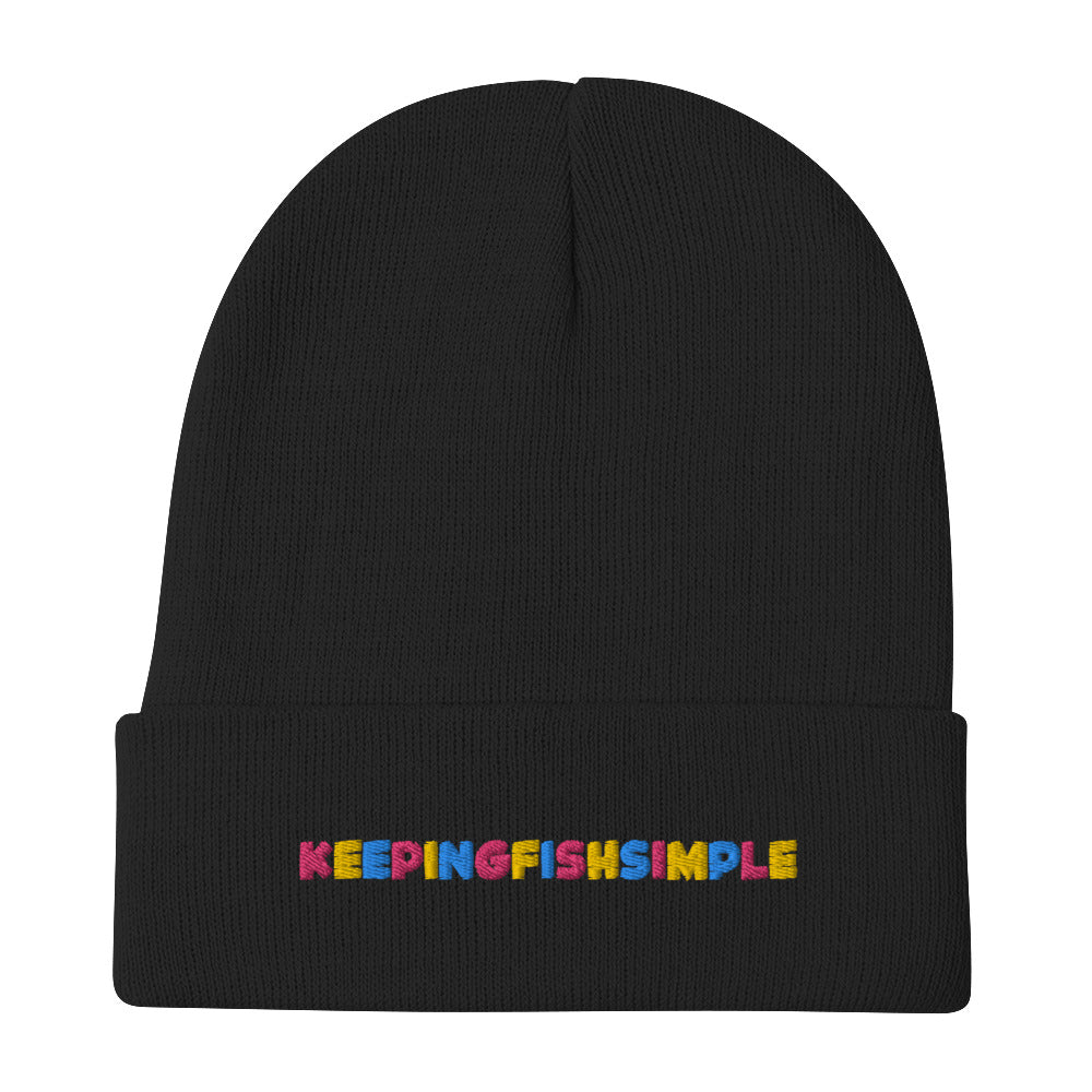 KeepingFishSimple Rainbow Beanie